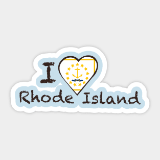 I Love Rhode Island Sticker